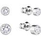Swarovski - Harley Ohrring Set, Schwarz, Rhodiniert - CRYSTAL UNTERBERGER