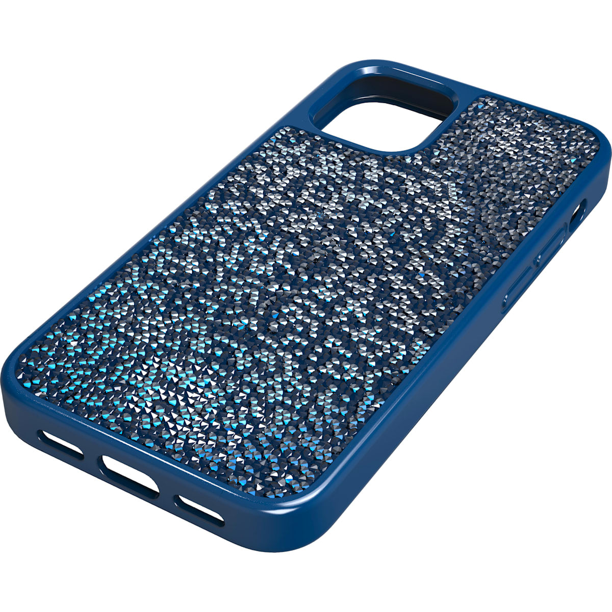 Swarovski - Glam Rock Smartphone Schutzhülle, iPhone® 12 mini, Blau - CRYSTAL UNTERBERGER