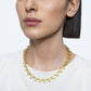 Swarovski - Millenia Halskette, Kristalle im Trilliant-Schliff, Gelb, Goldlegierungsschicht - CRYSTAL UNTERBERGER