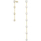 Swarovski - Constella Drop-Ohrhänger Asymmetrisch, Weiß, Glänzende Goldton-Beschichtung - CRYSTAL UNTERBERGER