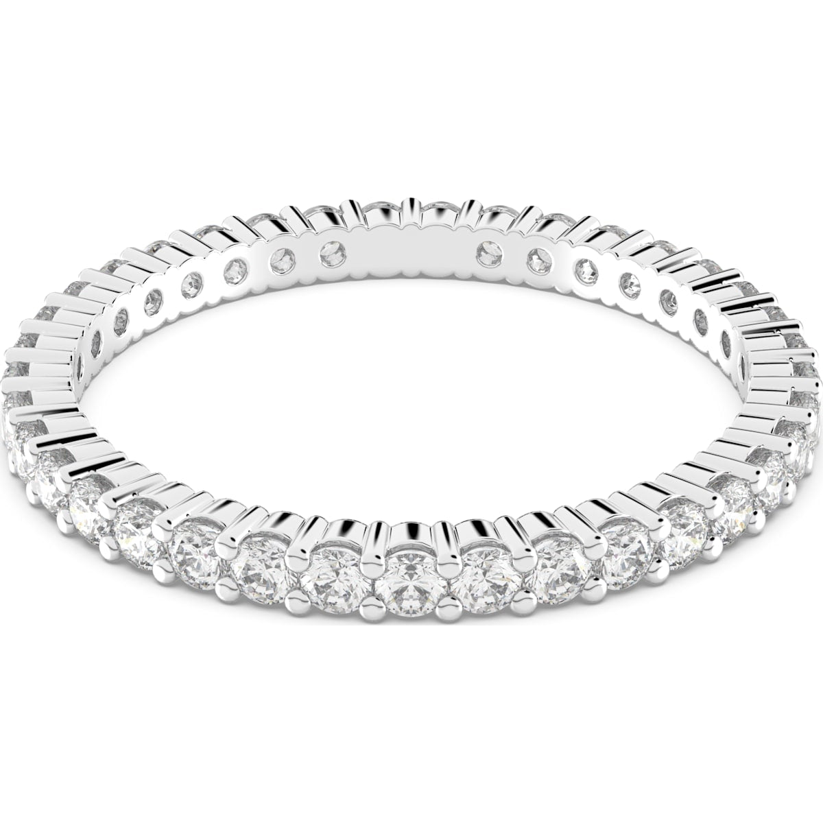 Swarovski - Vittore Ring, Weiss, Rhodiniert - CRYSTAL UNTERBERGER