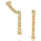Swarovski - Millenia Ohrclips, Asymmetrisch, Gelb, Goldlegierungsschicht - CRYSTAL UNTERBERGER