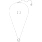 Swarovski - Free Pearl Set, Weiss, Rhodiniert - CRYSTAL UNTERBERGER