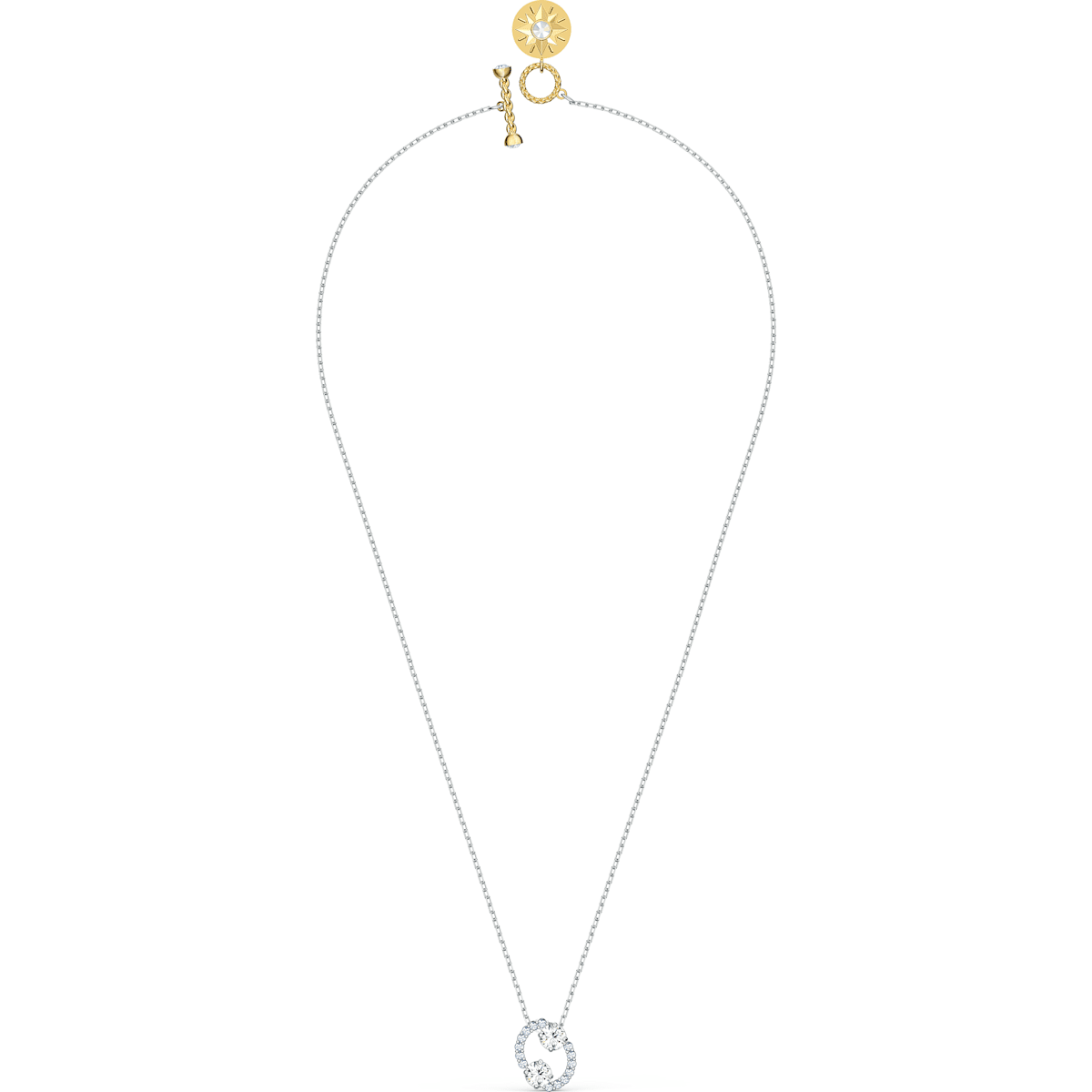 Swarovski - Zodiac II Anhänger, Krebs, Weiss, Metallmix - CRYSTAL UNTERBERGER