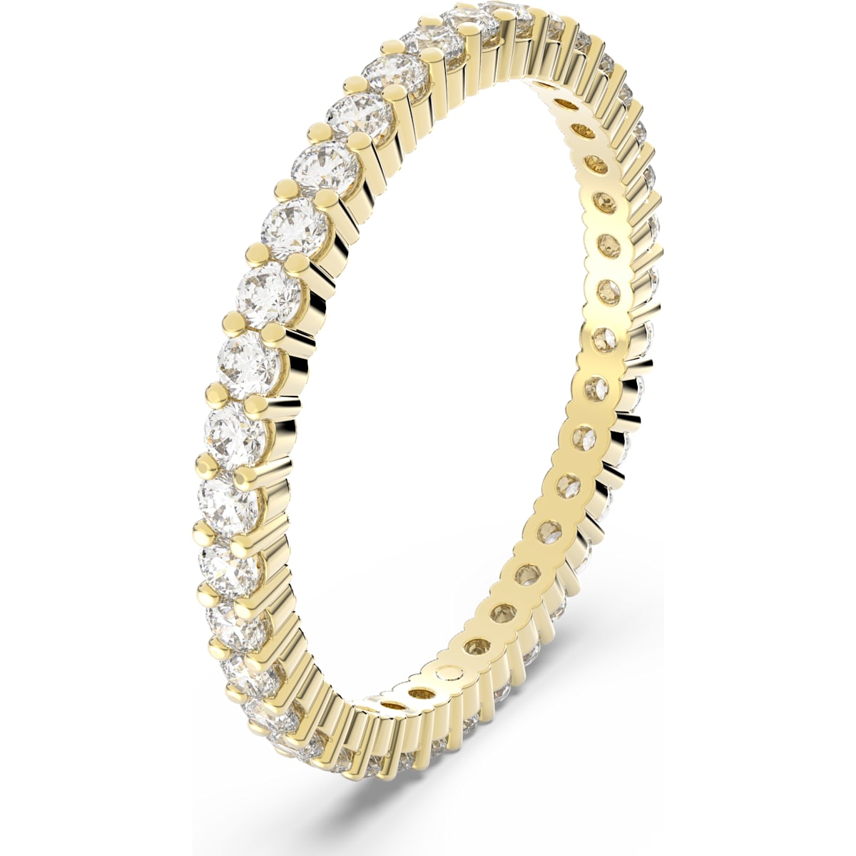 Swarovski - Vittore Ring, Weiss, Goldlegierungsschicht - CRYSTAL UNTERBERGER