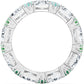Swarovski - Millenia Cocktail Ring, Kristalle im Trilliant-Schliff, Grün, Rhodiniert - CRYSTAL UNTERBERGER