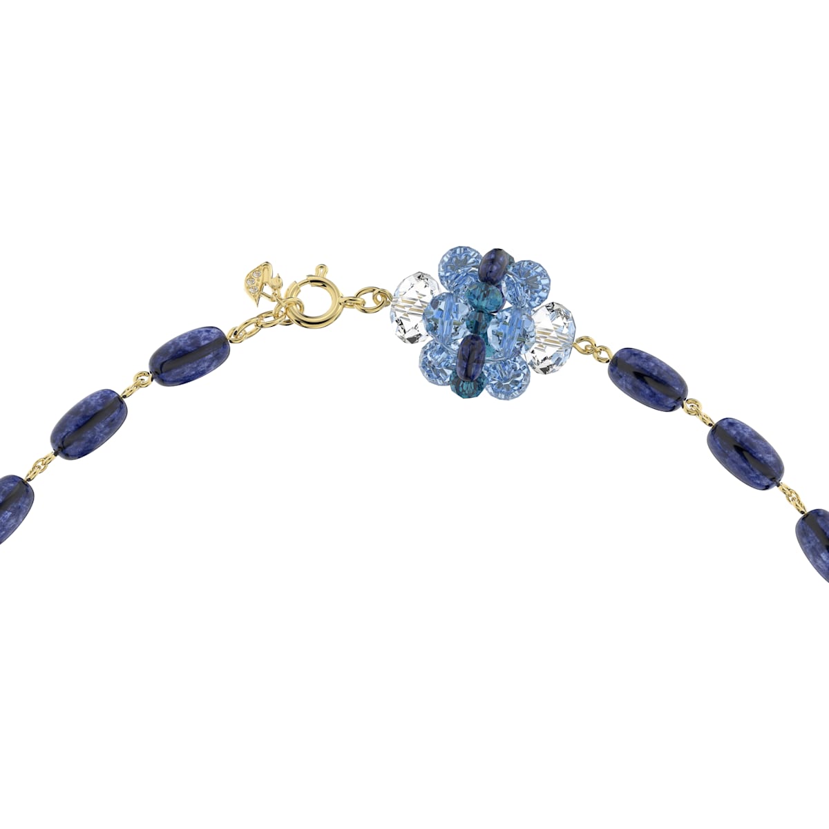 Swarovski - Somnia Halskette, Blau, Goldlegierungsschicht - CRYSTAL UNTERBERGER
