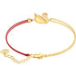 Swarovski - Swarovski Iconic Swan Armband, Schwan, Rot, Goldlegierungsschicht - CRYSTAL UNTERBERGER