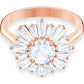 Swarovski - Sunshine Ring, Sonne, Weiss, Rosegold-Legierungsschicht - CRYSTAL UNTERBERGER