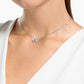 Swarovski - Swarovski Sparkling Dance Halskette, Rund, Weiss, Rhodiniert - CRYSTAL UNTERBERGER