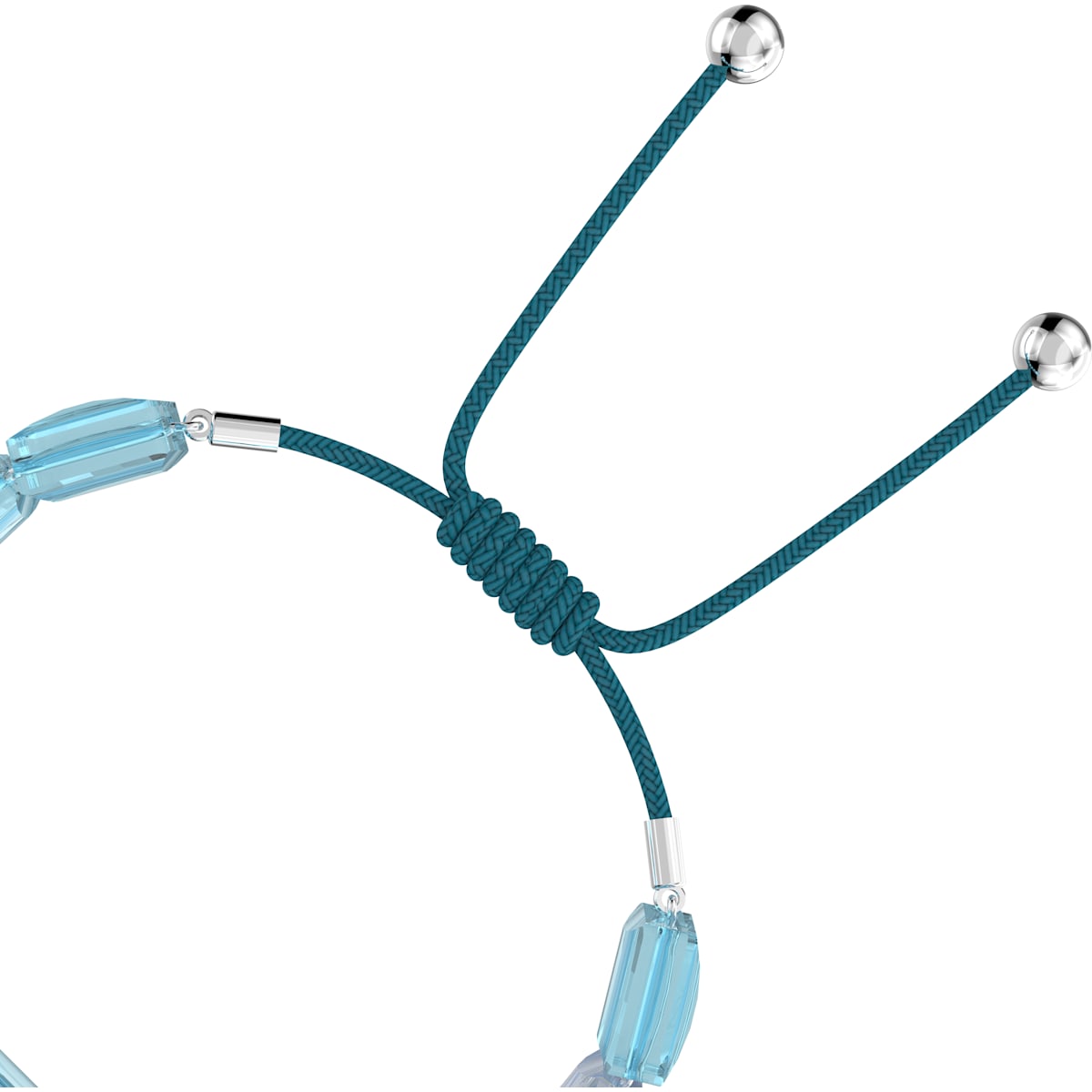 Swarovski - Letra Armband, Böser Blick, Blau, Rhodiniert - CRYSTAL UNTERBERGER