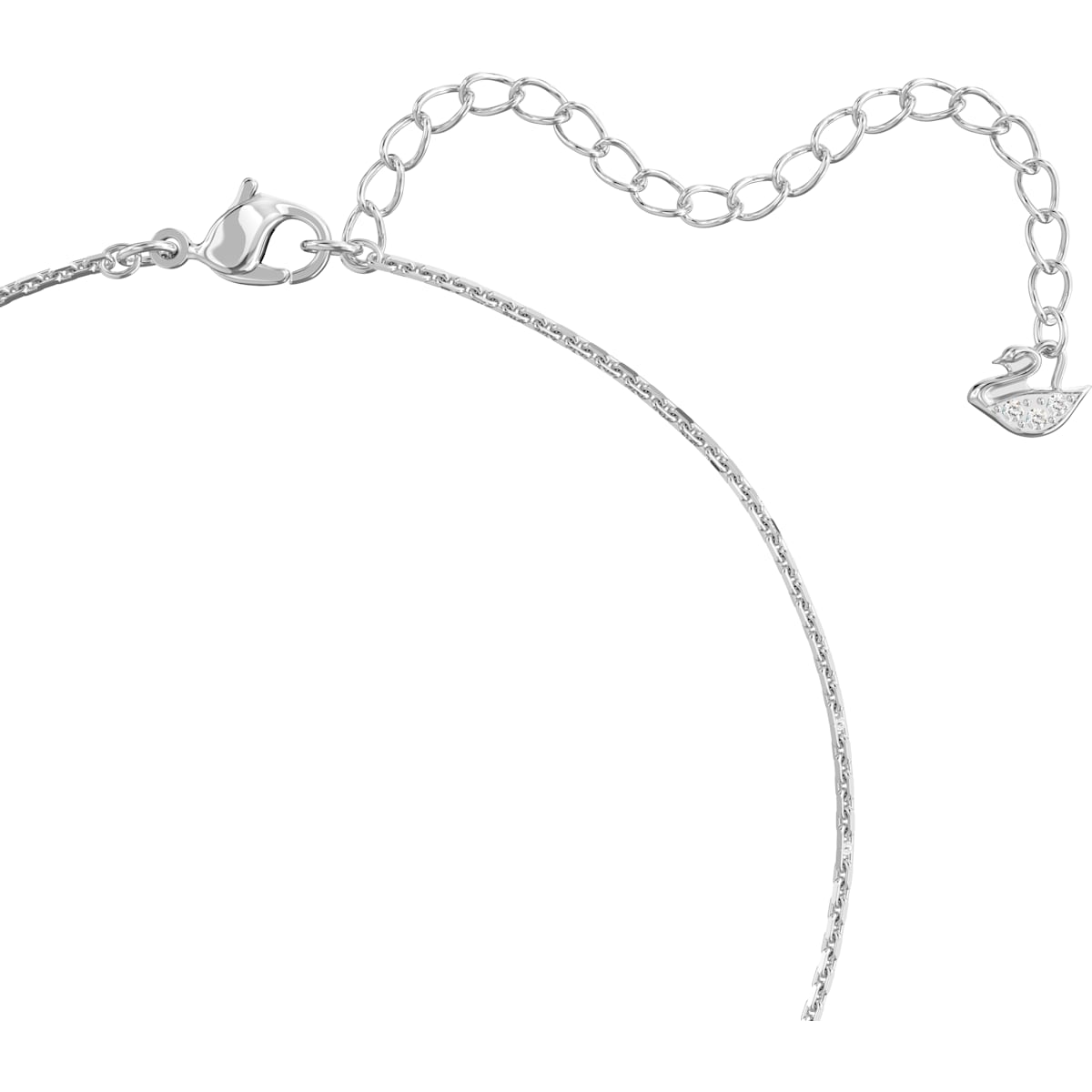Swarovski - Further Anhänger, Pave, Verschlungener Reif, Weiß, Rhodiniert - CRYSTAL UNTERBERGER