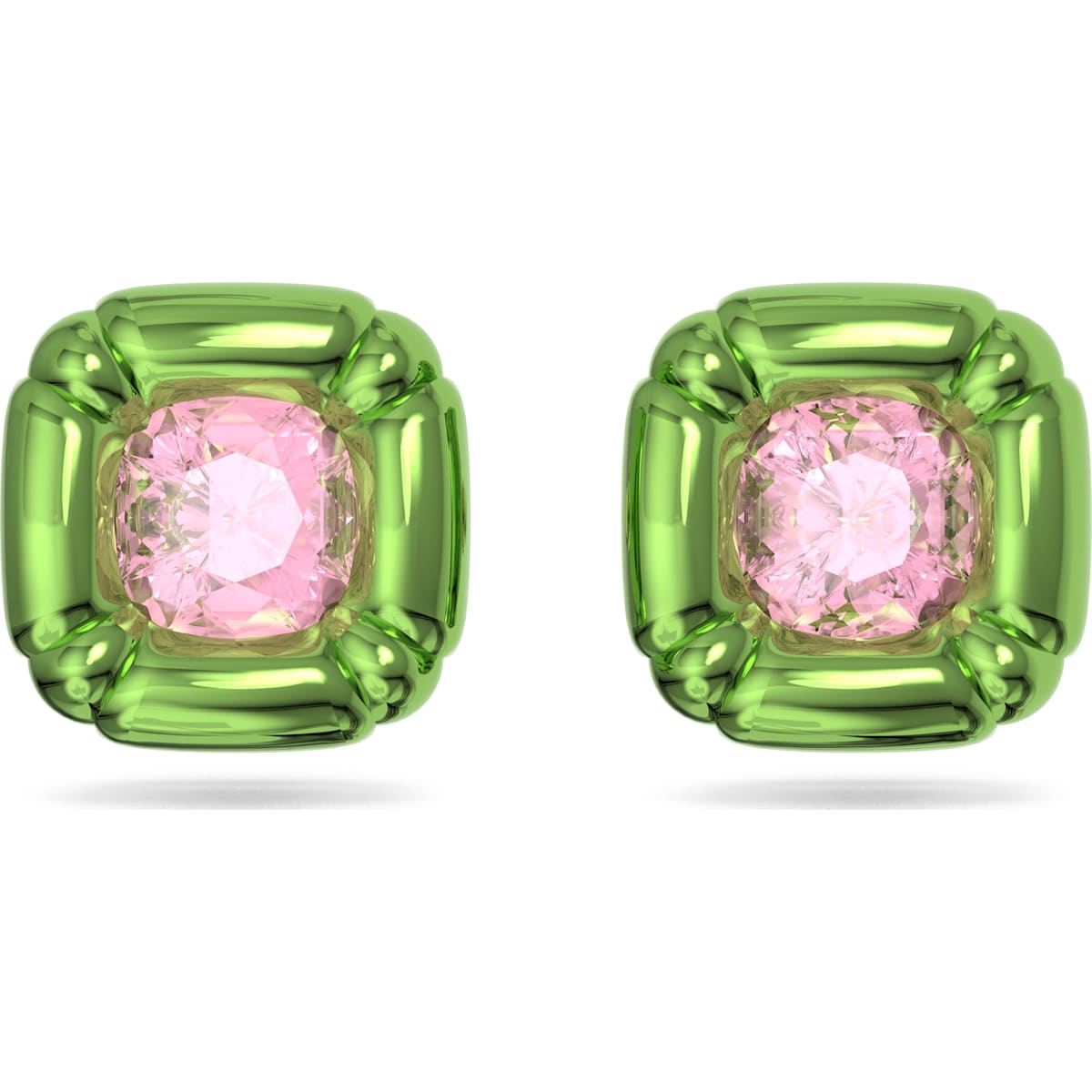Swarovski - Dulcis Ohrstecker, Kristalle im Kissenschliff, Gelb, Goldlegierungsschicht - CRYSTAL UNTERBERGER