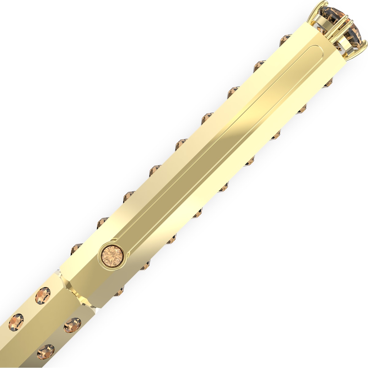Swarovski - MIL003 Kugelschreiber, Statement, Gelb, Goldlegierungsschicht - CRYSTAL UNTERBERGER