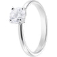 Swarovski - Attract Ring, Rund, Weiss, Rhodiniert - CRYSTAL UNTERBERGER