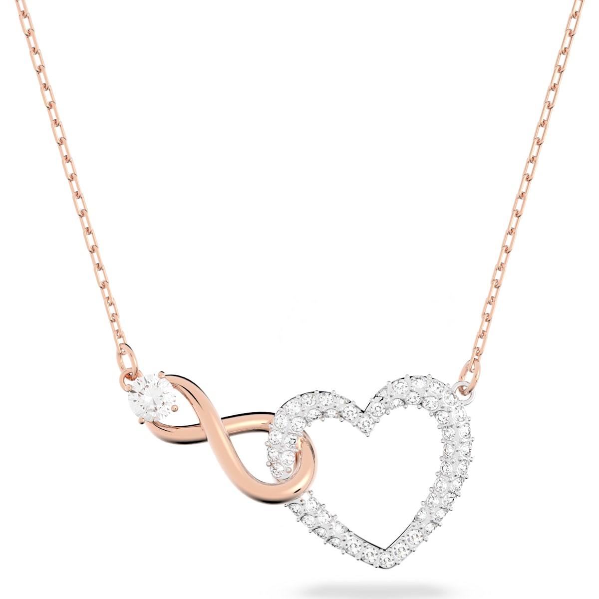 SS SWA INFINITY:NECKLACE CRY/CZWH/MIX