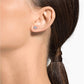 Swarovski - Attract Ohrstecker, Rund, Klein, Weiss, Rhodiniert - CRYSTAL UNTERBERGER