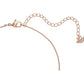 Swarovski - Twist Halskette, Weiss, Rosegold-Legierungsschicht - CRYSTAL UNTERBERGER