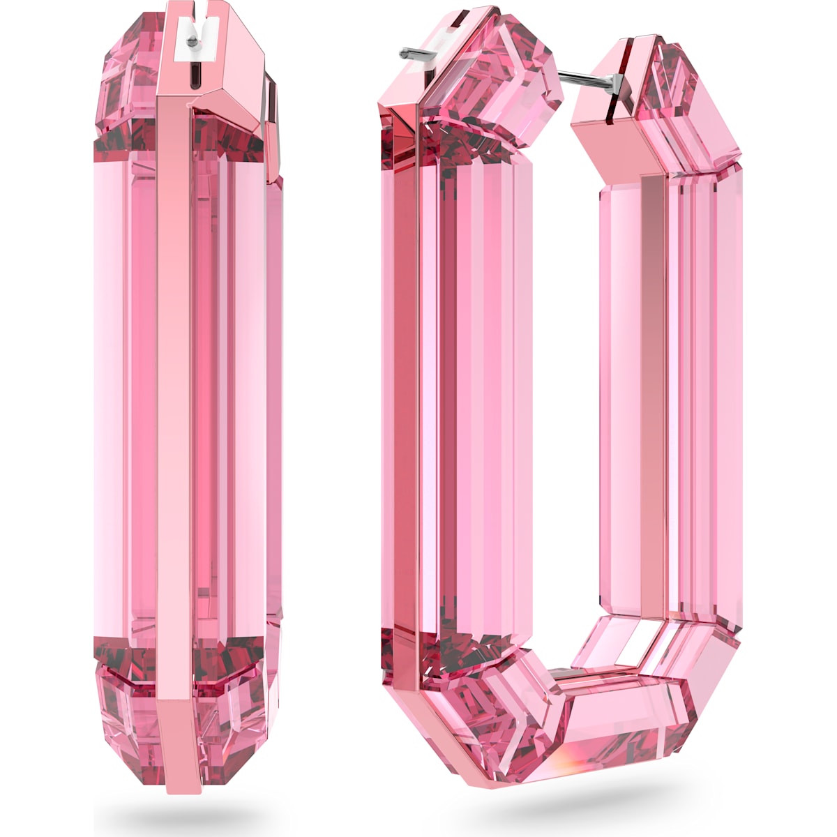 Swarovski - Lucent Kreolen, Rosa - CRYSTAL UNTERBERGER