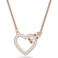 Swarovski - Lovely Halskette Herz, Weiß, Goldlegierungsschicht - CRYSTAL UNTERBERGER