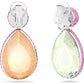 Swarovski - Orbita Ohrringe, Asymmetrisch, Kristall im Tropfenschliff, Mehrfarbig, Rhodiniert - CRYSTAL UNTERBERGER