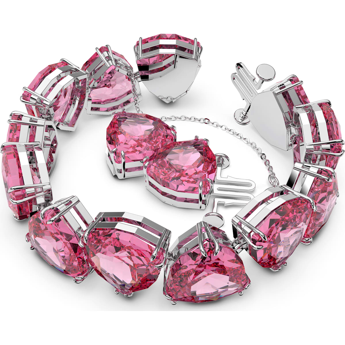 Swarovski - Millenia Armband, Kristall im Trilliant-Schliff, Rosa, Rhodiniert - CRYSTAL UNTERBERGER