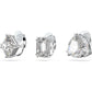 Swarovski - Millenia Ohrclip, Weiss, Rhodiniert - CRYSTAL UNTERBERGER