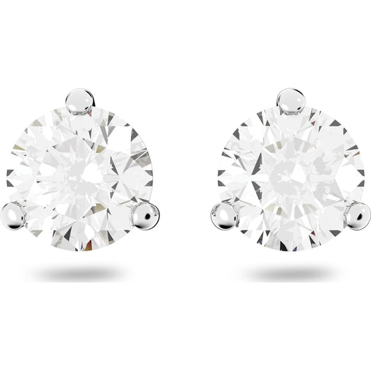 SS SOLITAIRE:PE STUD CRY/RHS
