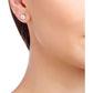 Swarovski - Solitaire Ohrstecker, Weiss, Rosegold-Legierungsschicht - CRYSTAL UNTERBERGER