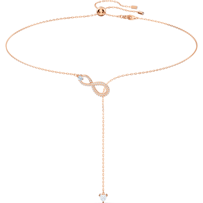 SWA INFINITY:NECKLACE Y INF CRY/CZWH/ROS