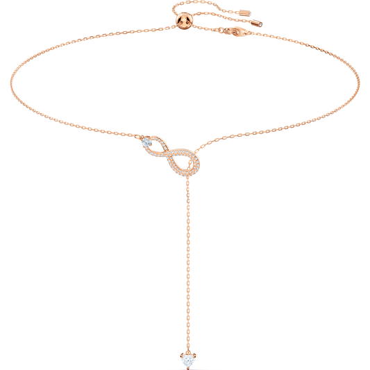 SWA INFINITY:NECKLACE Y INF CRY/CZWH/ROS