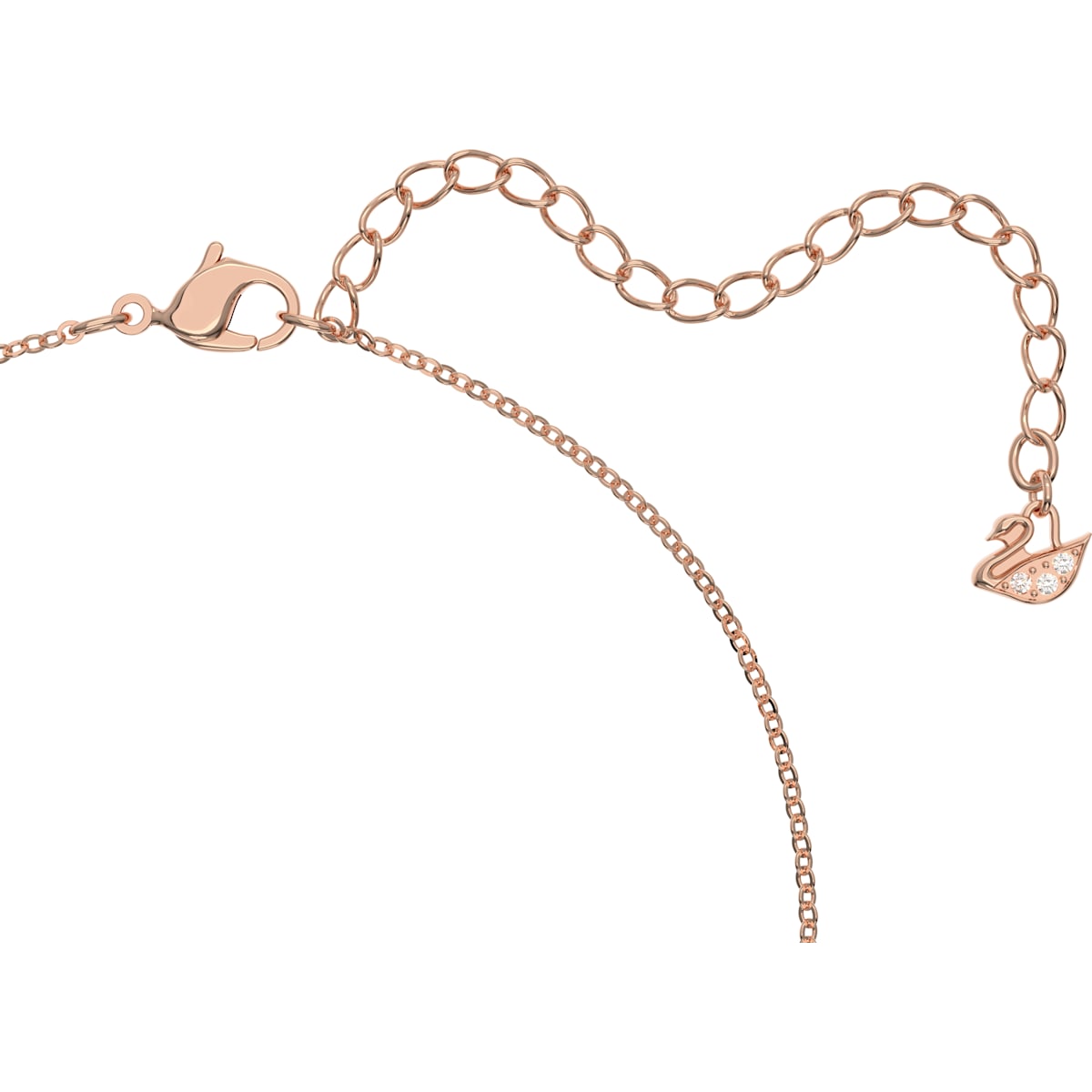 Swarovski - Exist Anhänger Unendlichkeit, Weiß, Roségold-Legierungsschicht - CRYSTAL UNTERBERGER
