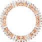 Swarovski - Vittore Ring, Kristalle im Tropfenschliff, Weiß, Rosegold-Legierungsschicht - CRYSTAL UNTERBERGER