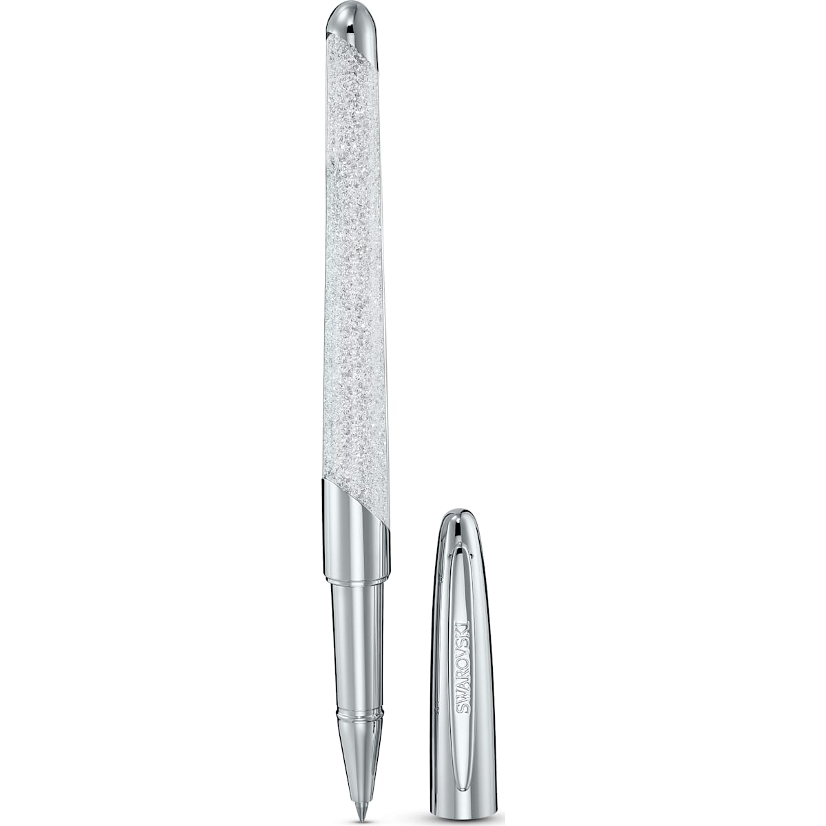 Swarovski - Crystalline Nova Tintenroller, Silberfarben, Verchromt - CRYSTAL UNTERBERGER