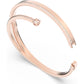 Swarovski - Fresh Armreif, Weiss, Rosegold-Legierungsschicht - CRYSTAL UNTERBERGER