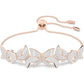 Swarovski - Lilia Armband Schmetterling, Weiß, Rhodiniert - CRYSTAL UNTERBERGER