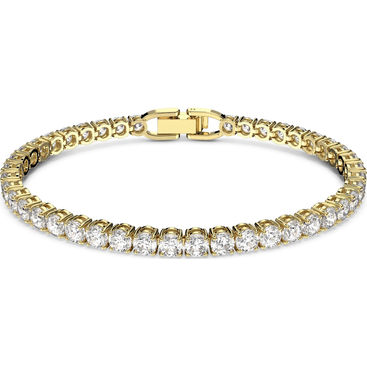 TENNIS DLX:BRACELET RND CZWH/GOS . M