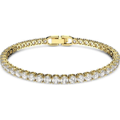 TENNIS DLX:BRACELET RND CZWH/GOS . M