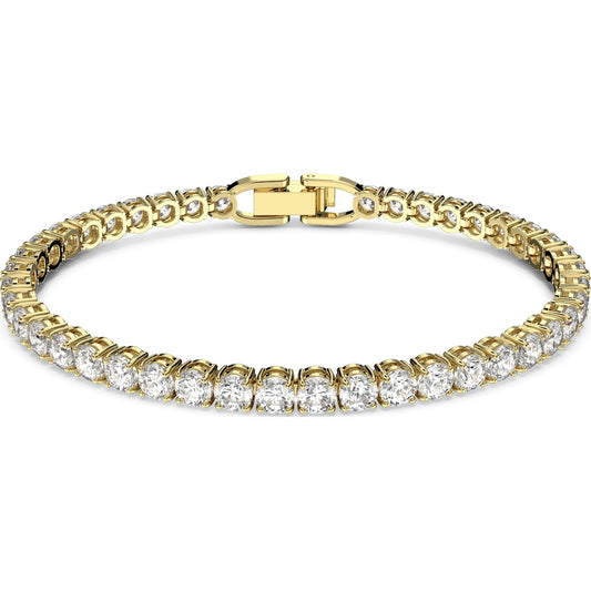 TENNIS DLX:BRACELET RND CZWH/GOS . M