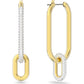 Swarovski - SS STONE:OHRSTECKER HOOP CRY/MIX - CRYSTAL UNTERBERGER