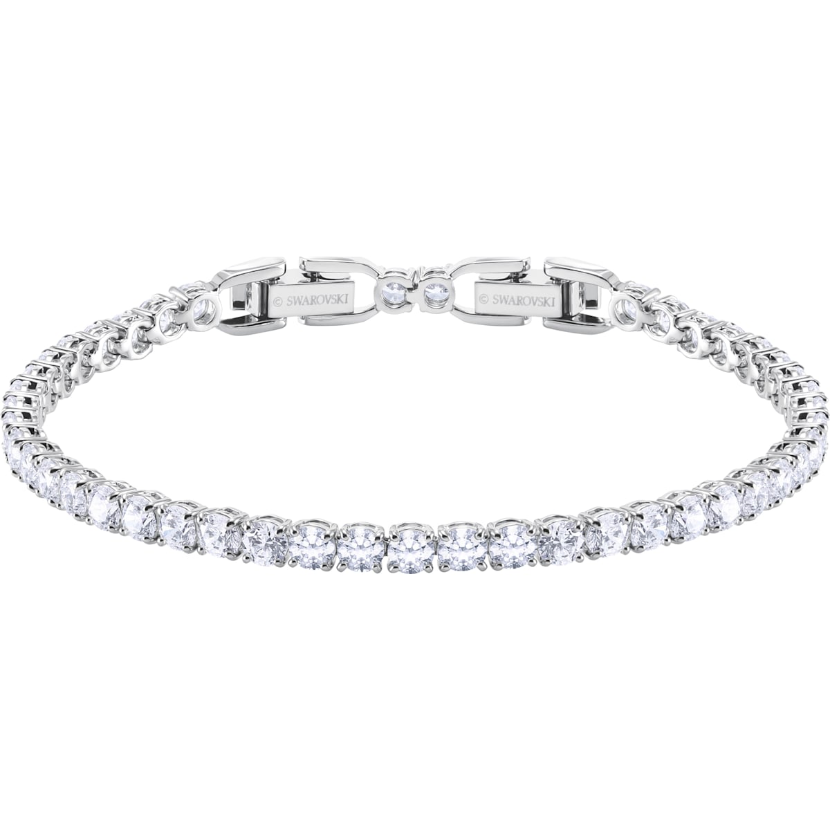 SS TENNIS DLX:BRACELET RND CZWH/RHS M