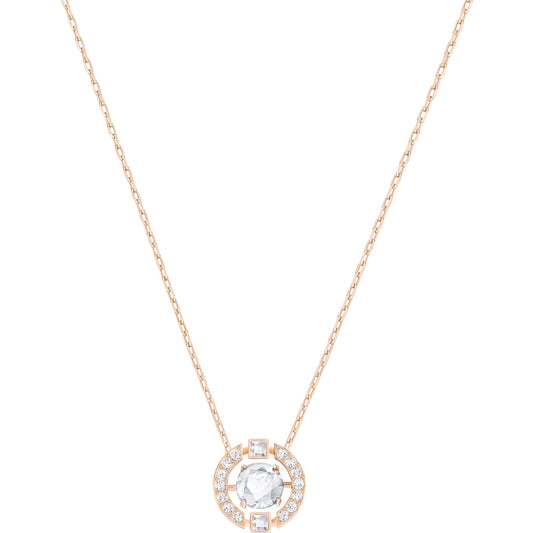 SS SPARKLING DC:NECKLACE CZWH/CRY/ROS