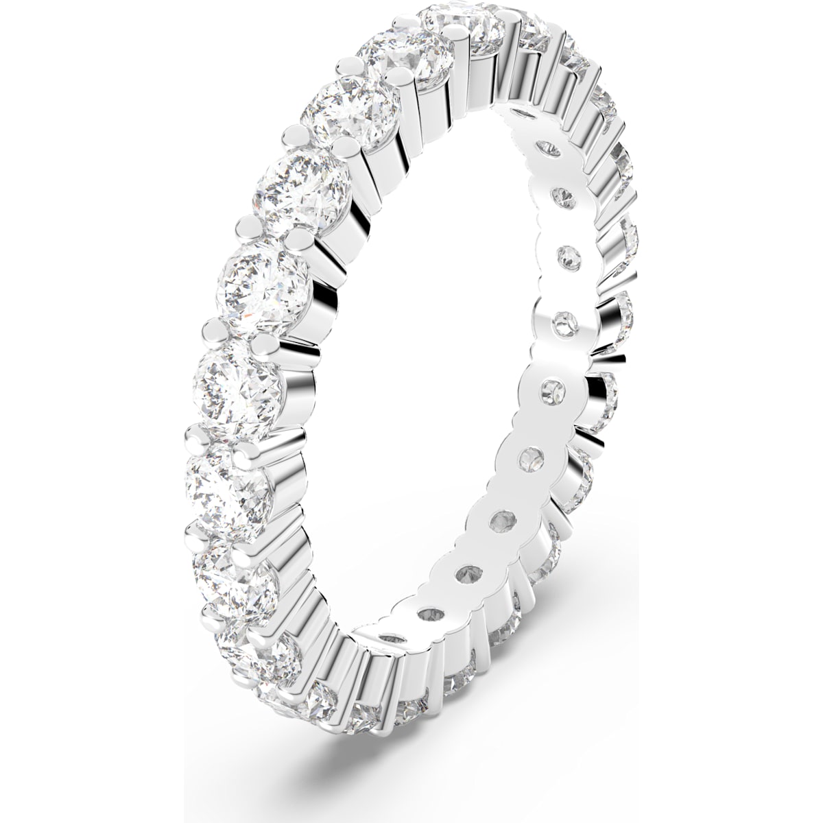 Swarovski - Vittore XL Ring, Weiss, Rhodiniert - CRYSTAL UNTERBERGER