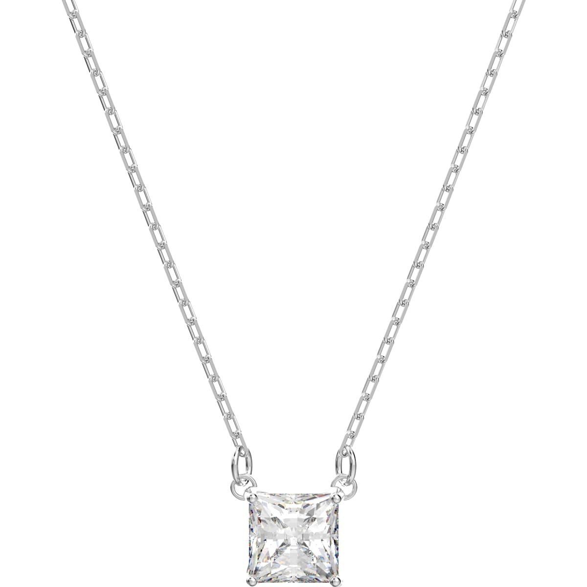 ATTRACT:NECKLACE SQ CZWH/RHS
