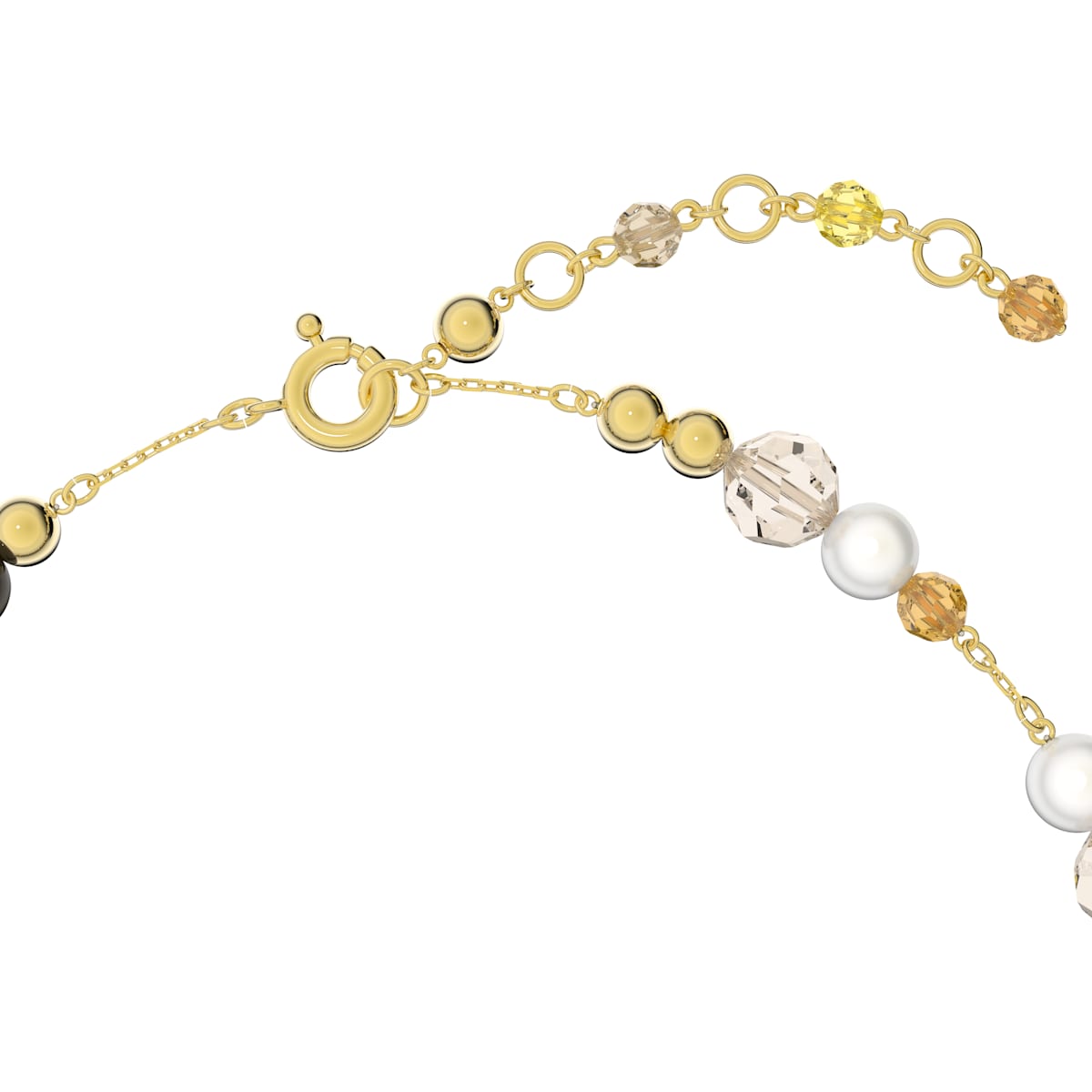 Swarovski - Somnia Halskette, Extralang, Mehrfarbig, Goldlegierungsschicht - CRYSTAL UNTERBERGER
