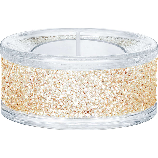 SHIMMER:TEA LIGHT HOLDER GOLD TONE