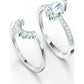 Swarovski - Attract Ring, Set (2), Kristall im Tropfenschliff, Weiß, Rhodiniert - CRYSTAL UNTERBERGER