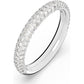 Swarovski - Stone Ring, Weiss, Rhodiniert - CRYSTAL UNTERBERGER
