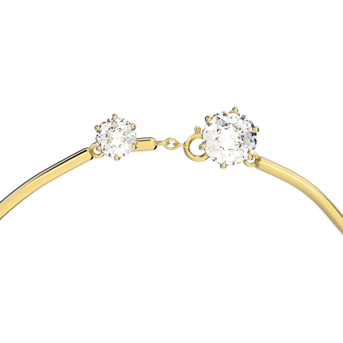 Swarovski - Constella Halskette, Kristall im Rundschliff, Weiss, Goldlegierungsschicht - CRYSTAL UNTERBERGER