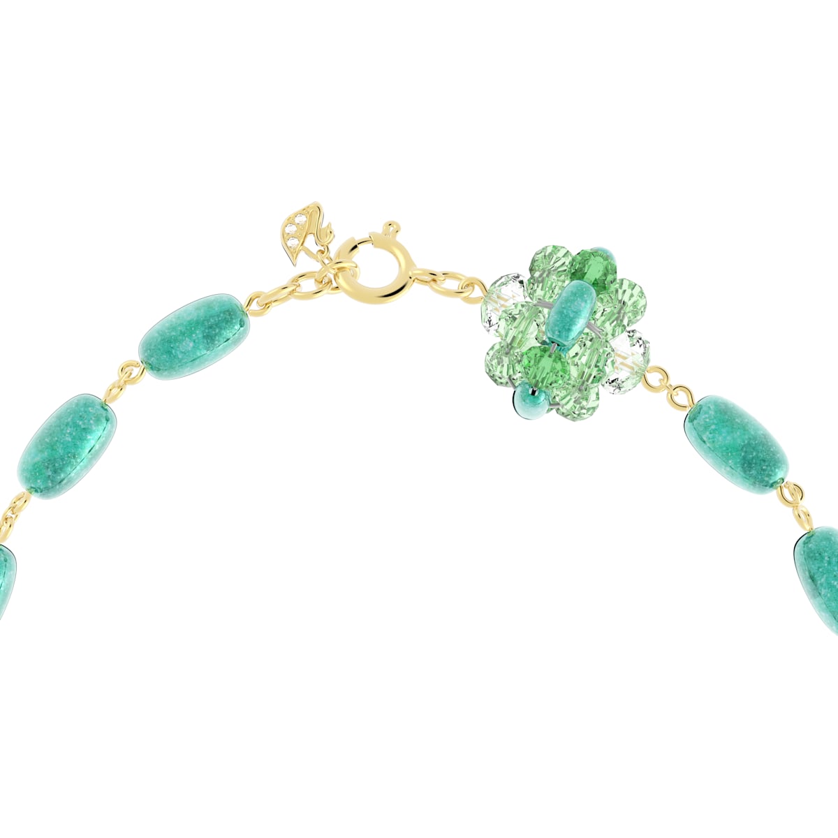 Swarovski - Somnia Halskette, Grün, Goldlegierungsschicht - CRYSTAL UNTERBERGER